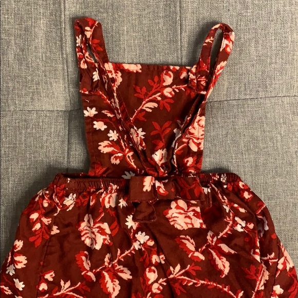 Red flower layering dress - Picture 2 of 3
